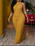 Bold Mustard Statement Jumpsuit OXL
