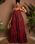 Tropical‑Inspired Geometric Maxi 3XL