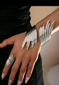 Beautiful Silver bracelet and matching ring