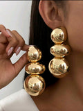 3 ball earrings