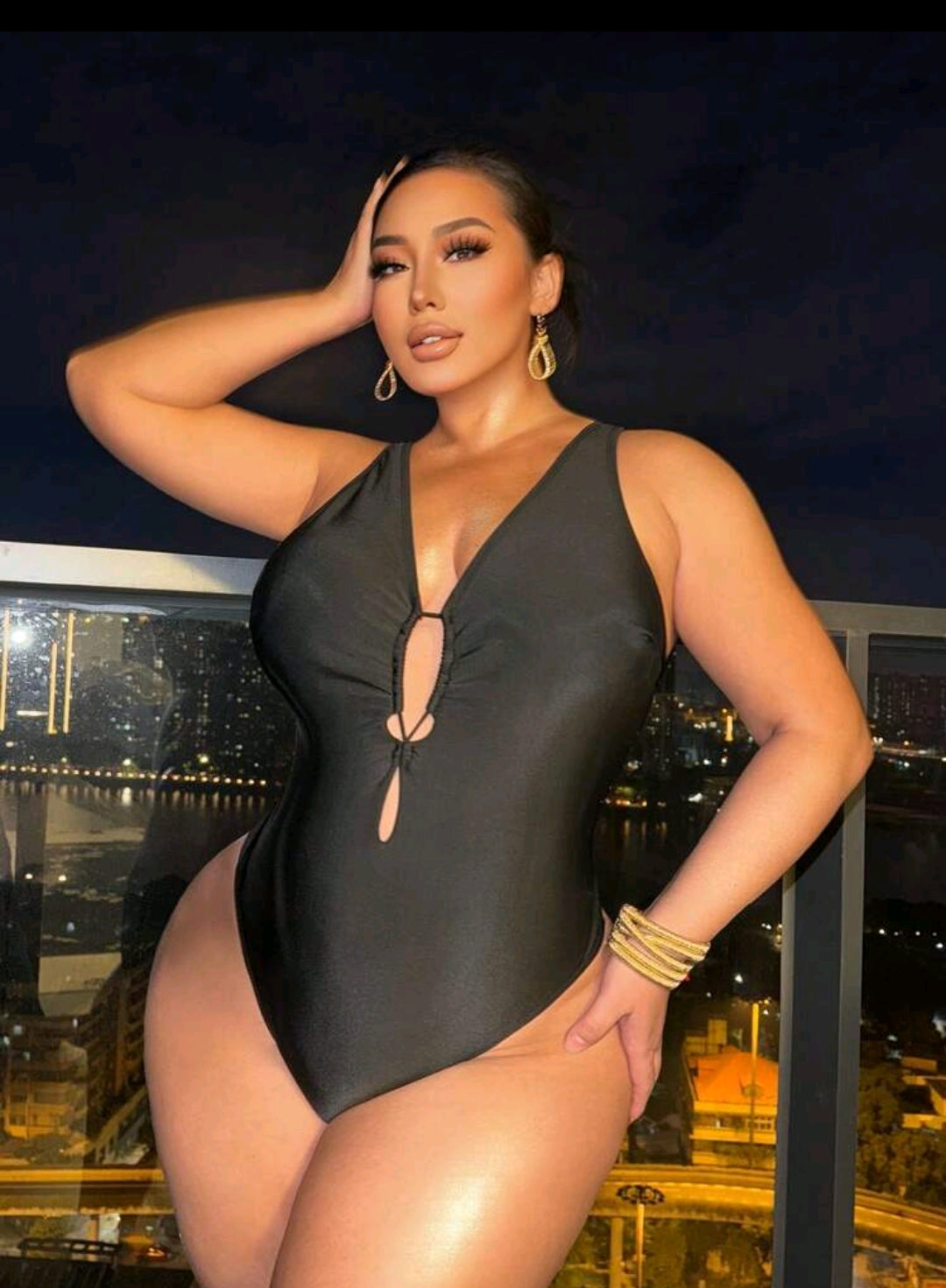 Black swimsuit 2XL