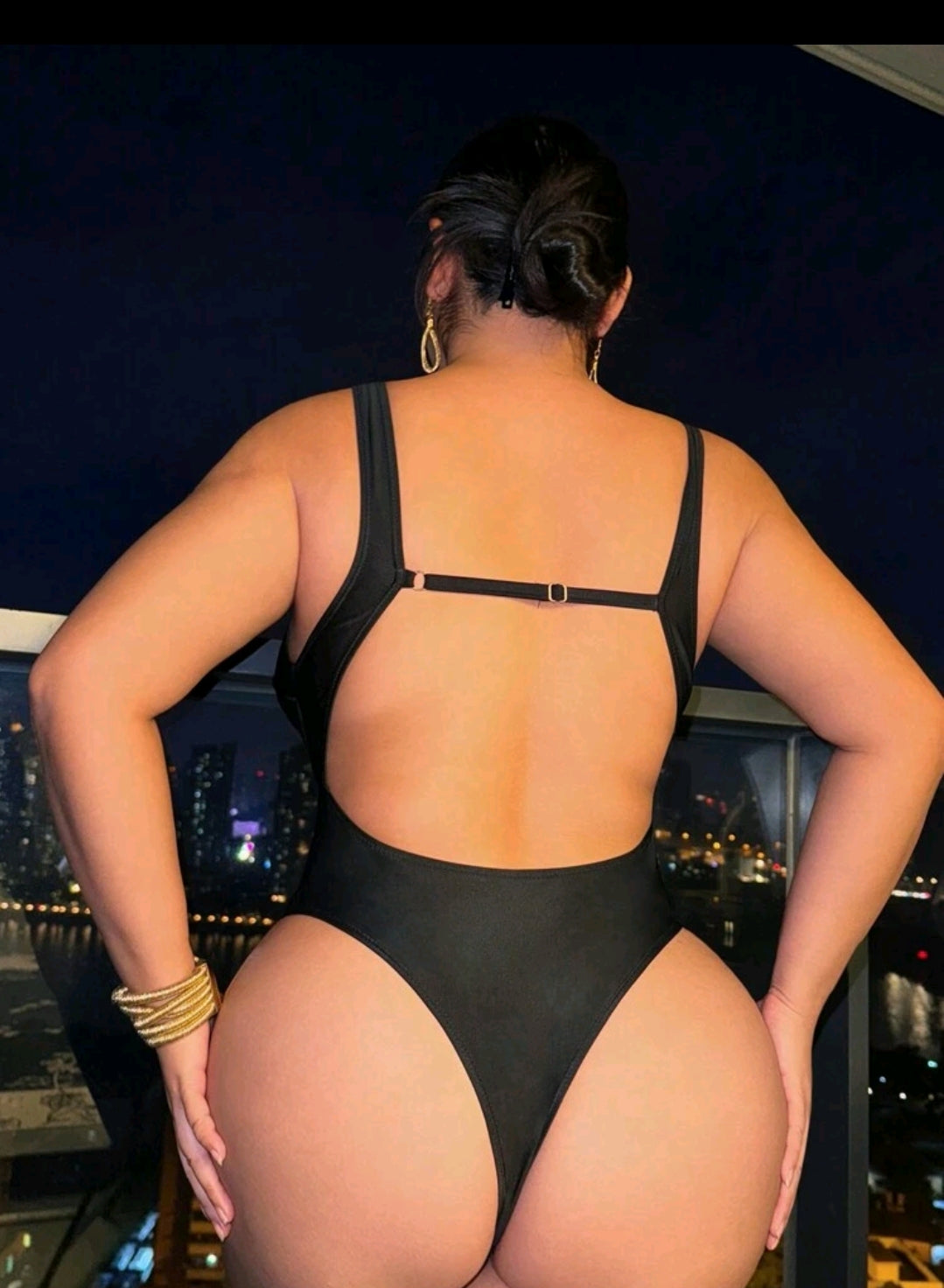 Black swimsuit 2XL