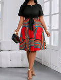 A-line Multi colour Dress 2XL